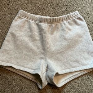 Aritzia TNA COZY FLEECE SHORTS SIZE S